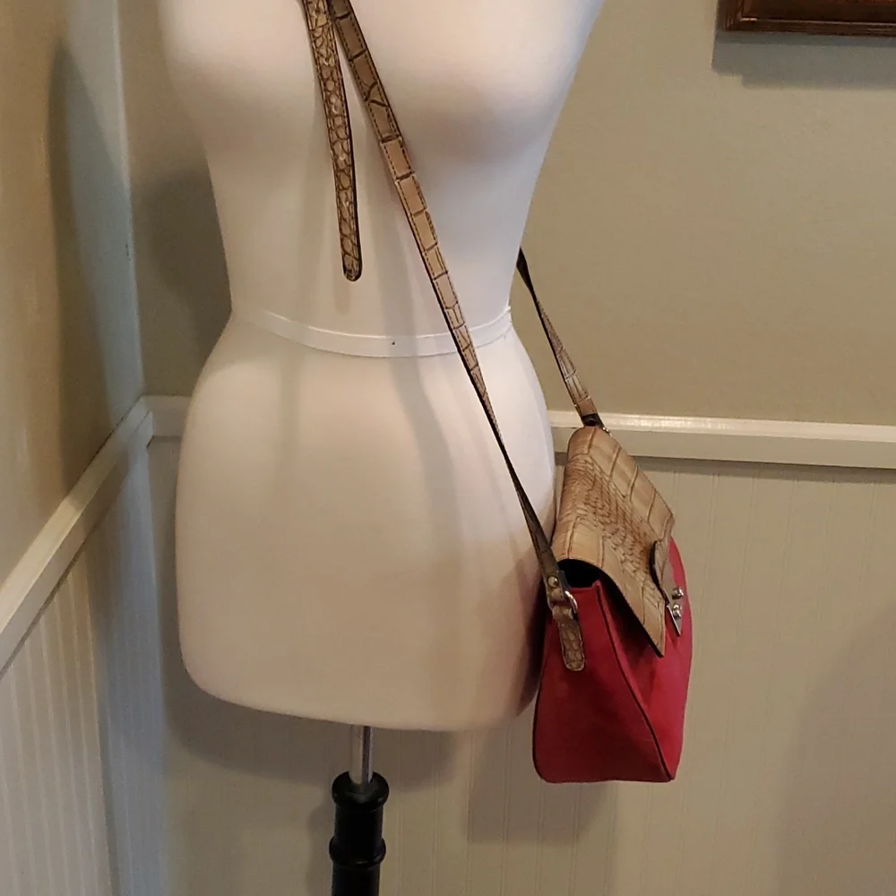 Like NEW Claudia Firenze suede crossbody